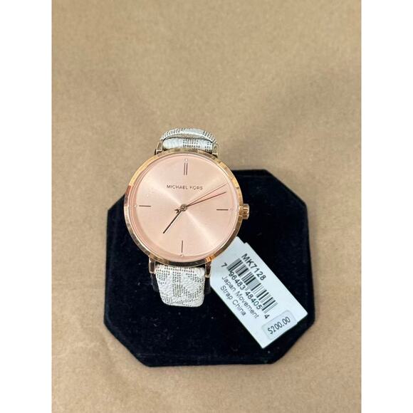 Michael Kors MK7128 Jayne Three-Hand Vanilla Watch - Picture 2 of 5